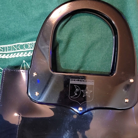 Kieselstein-cord navy hand-held handbag - Picture 12 of 12